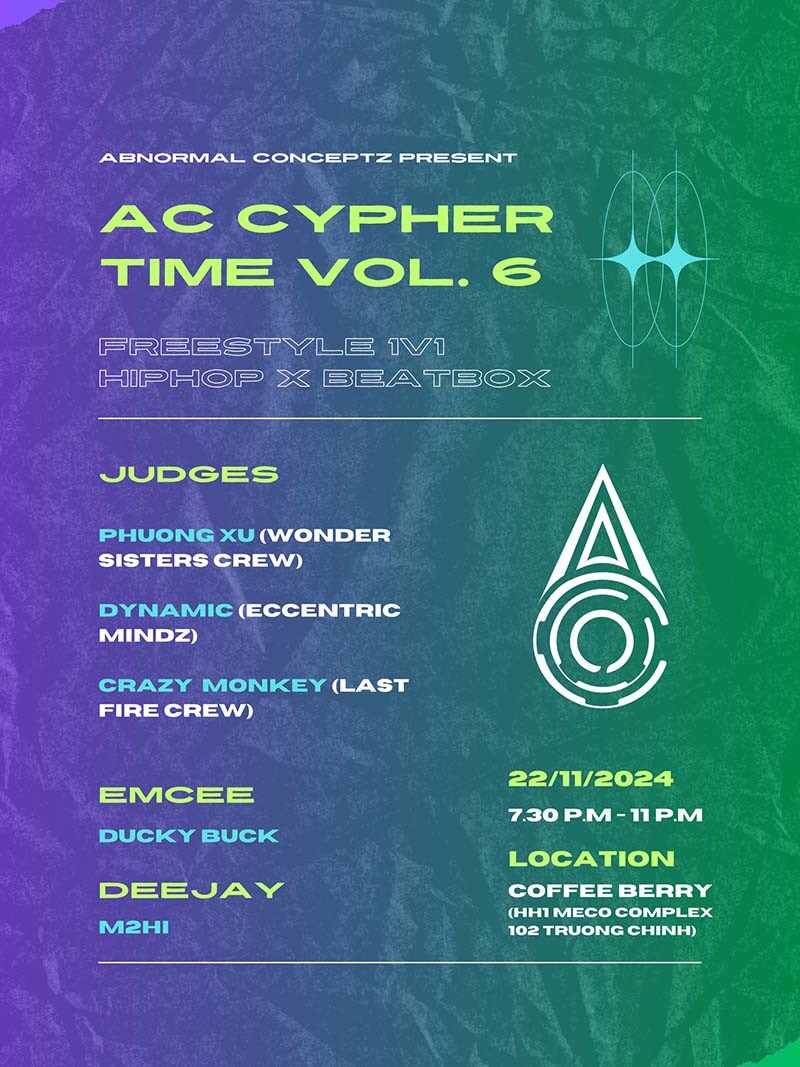 Giải đấu AC Cypher Time Vol. 6 - Hip Hop X Beatbox Edition